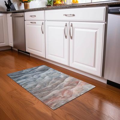Addison Rugs Machine Washable Indoor/ Outdoor Funky Waves Chantille Rug
