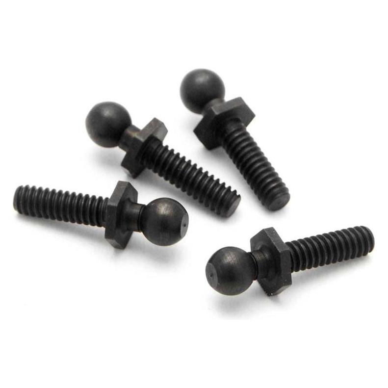 HPI Kugel 4.3x20mm (4-40/schwarz/4stk) (86191)