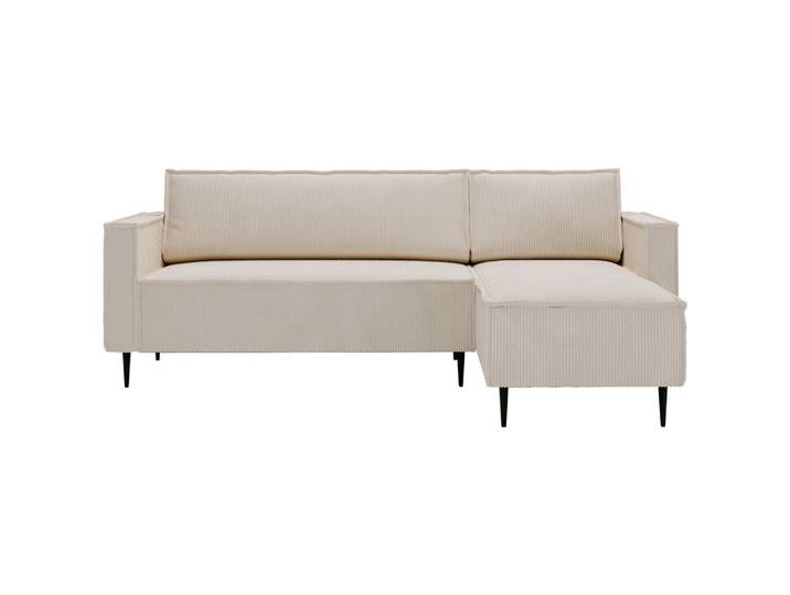 Livetastic Ecksofa, Beige, Metall, Füllung: Schaumstoff, L-Form, einmalig seitenverkehrt montierbar, 223x151 cm, Made in EU, Wohnzimmer, Sofas & Couches, Wohnlandschaften, Ecksofas