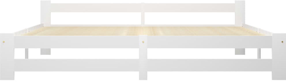 Marlow Home Co. Berna Solid Wood Bed White European Single (90 x 200cm)