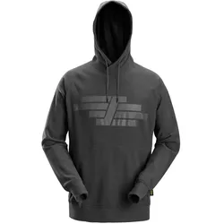 Kapuzenpullover "8075" - L - stahlgrau