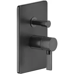 Gessi Inciso Dusche Fertigmontageset, Einhebelmischer mit autom. Umstellung für UPK 44673, 58079187, Farbe: Bronze Antik