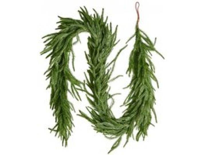 VEVOR Guirlande de Noël, 1,8 m, Guirlande de Pin Norfolk Artificiel, Décoration de Noël Verte, pour Intérieur, Extérieur, sur Table, Manteau de Cheminées, Cheminées, à Suspendre, à Poser, Couronnes