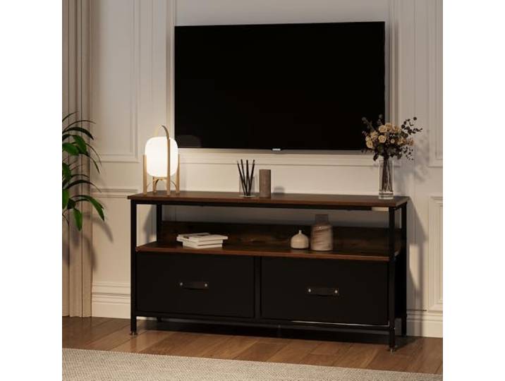 Vielseitiger TV-Schrank Mit Schubladen Und Regalen – Modernes Lowboard