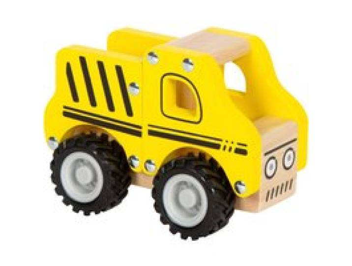 Baufahrzeug aus Holz