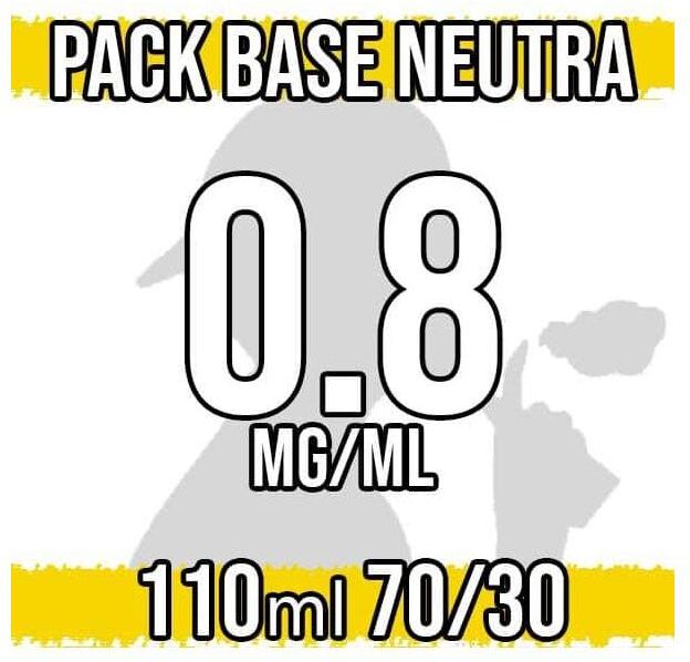 Brand Vari Base Neutra 70vg 30pg Con Nicotina 0,8 Mg/ml - 110ml
