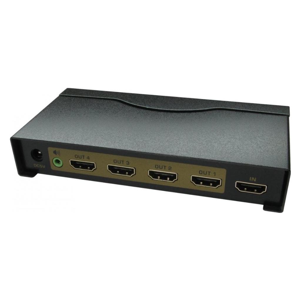 Cables Direct CDL 4 Port HDMI V2 4k@60Hz Split (NLHDSP204-HD2)