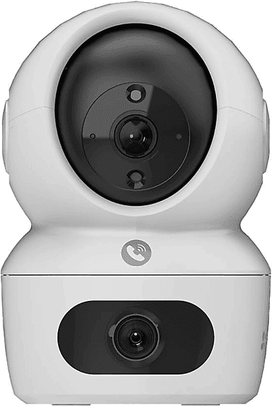 Cámara de vigilancia IP - Ezviz H7c, Resolución 2K, Dos Lentes, Función visión nocturna, Interiores, Blanco