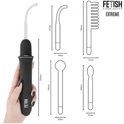 Fetish submissive, Vibrator, - Vibrador Wand Electroestimulaciã“N Alta Frecuencia