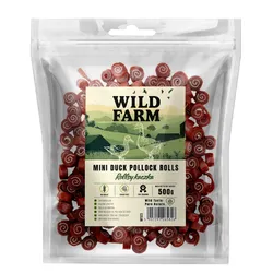 WILD FARM Entenrolle 500g Hundeleckerli