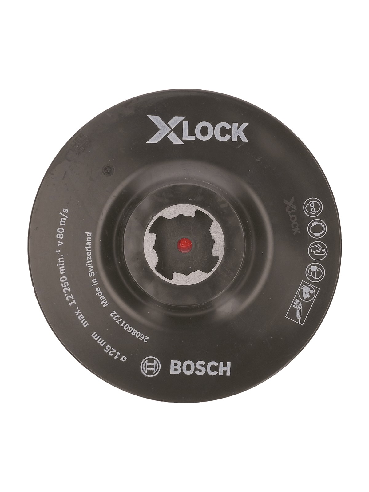Bosch BAGSKIVE PLAST X-LOCK VELCRO 125MM
