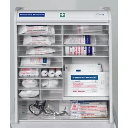 Holthaus Medical Medizinschrank Rollmed DIN 13157 weiß