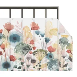 BALKON SICHTSCHUTZ Wildblumen im Sommer III 700/50 cm