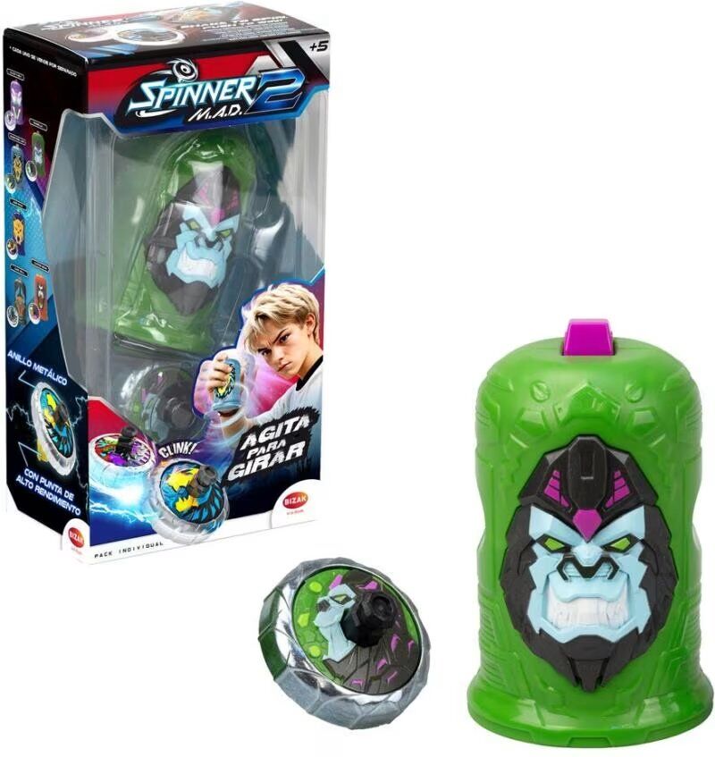 Bizak Spinner Mad 2 Shake Pack Individual 1 Unidad Aleatoria Talla Única Unisex