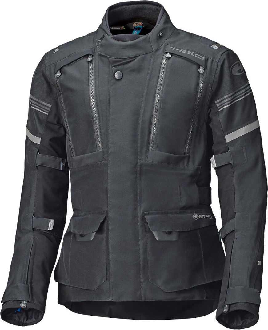 Held Omberg Top Motorrad Textiljacke, schwarz, 6XL