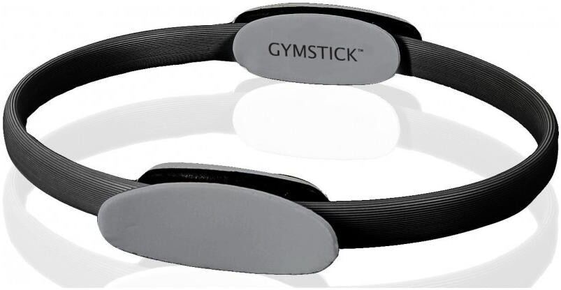 Pilates-Ring GYMSTICK "Ring 35 cm", grau (grau, schwarz), FitnessringeB:37,5cm H:5,5cm, Pilates-Ring, B:37,5cm H:5,5cm grau, schwarz Einheitsgröße