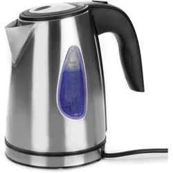 Lacor Elektrischer Wasserkocher 1.7lt 2200W, Wasserkocher, Silber