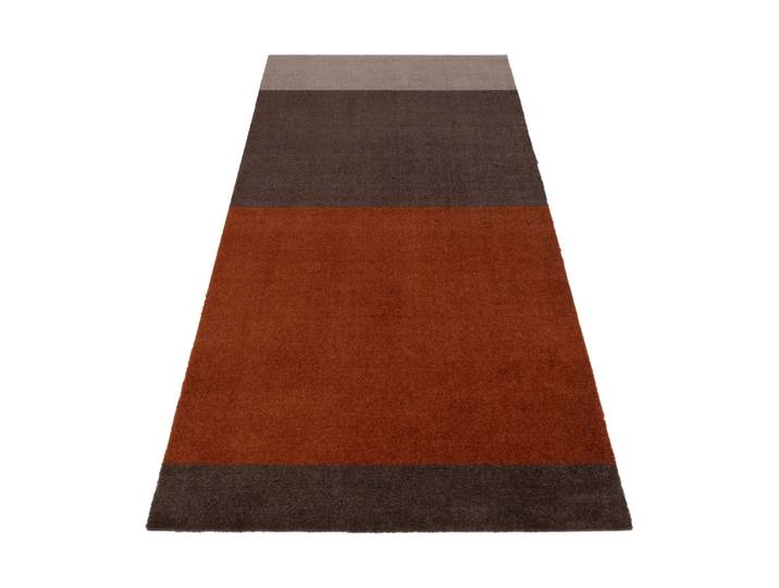 tica copenhagen Stripes by tica tapis de couloir horizontal Brown-terracotta, 90x200 cm