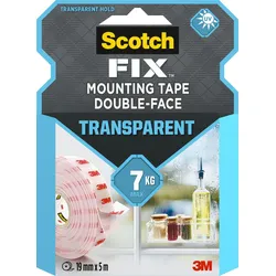 Scotch FIXTM TRANSPARENT doppelseitiges Klebeband