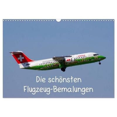 Die schönsten Flugzeug-Bemalungen (Wandkalender 2027 DIN A3 quer), CALVENDO Monatskalender
