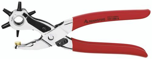 Rennsteig Werkzeuge 104 220 4 Revolverlochzange 2 mm, 2.5 mm, 3 mm, 3.5 mm, 4 mm, 5mm 240mm 1St.