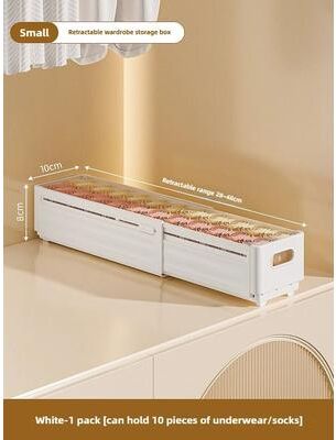Uplifted Goods Adjustable Retractable Wardrobe And Closet Storage Organizer s