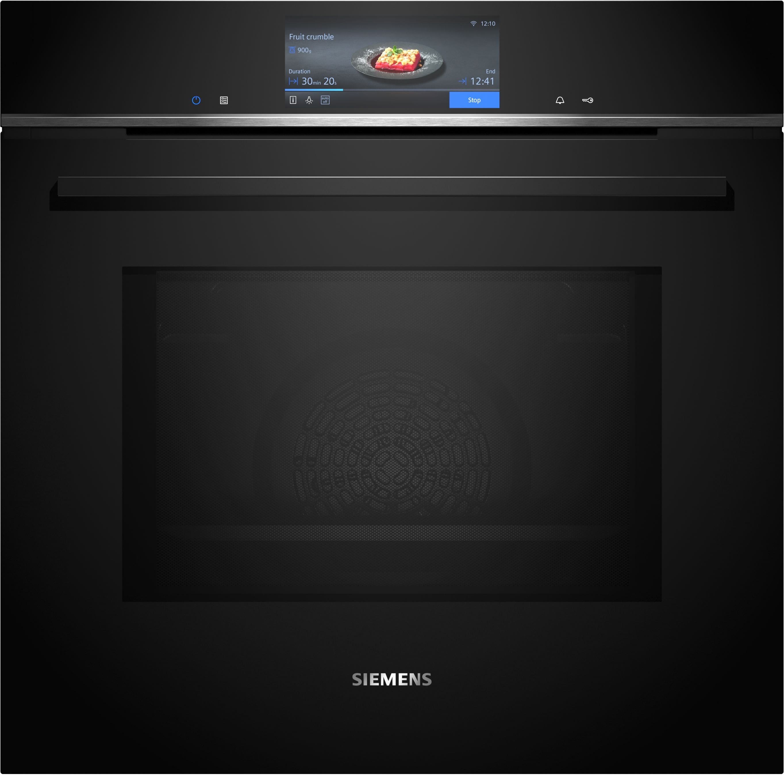 Siemens iQ700 HM778GMB1 Einbaubackofen groß AutoClean Mikrowelle (Schwarz) jetzt zusätzlich Backstarterset sichern!*