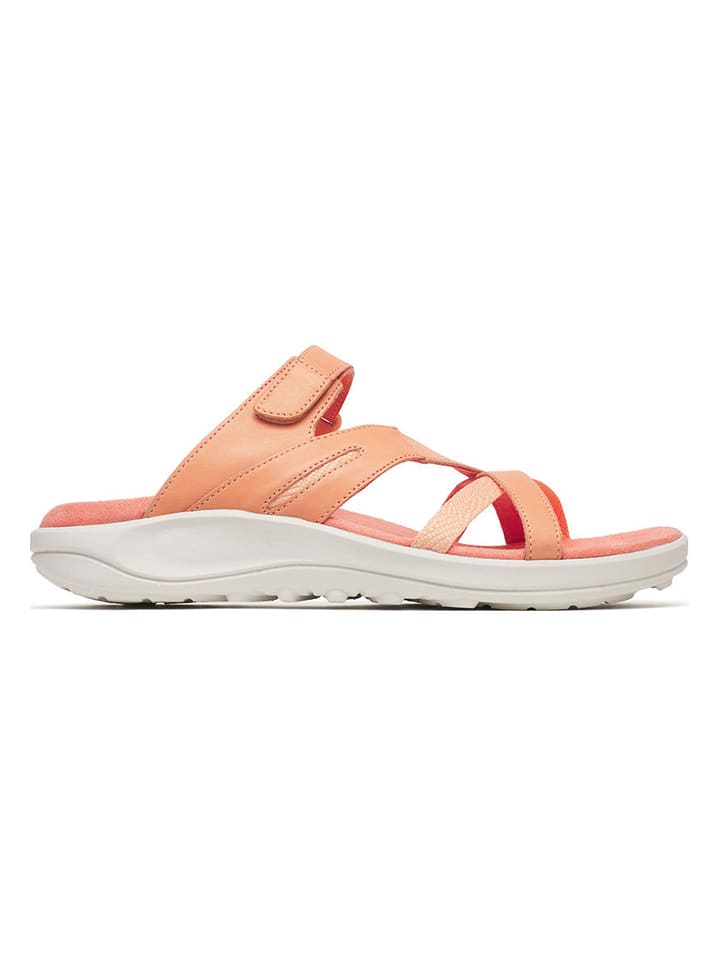 Merrell Leder-Pantoletten "District 4" in Orange - 41