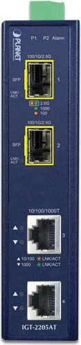 Planet Technology IP30 2x GE to 2-Port SFP Media Converter IGT-2205AT