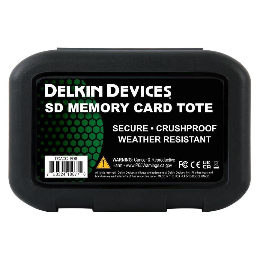 Delkin SD Card Tote (Holds 8) (Speicherkartenhülle) (4110100673)