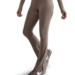 NIKE Sportswear Chill Knit Mini-Rib Flared Leggings Damen 233 - mink brown/mink brown M