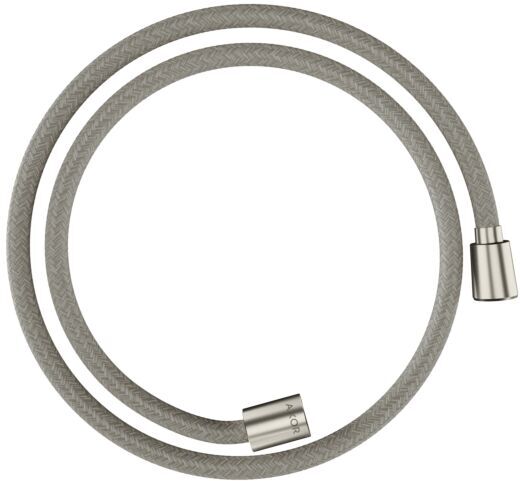Hansgrohe Textilbrauseschlauch 28227800 1250 mm, Mutter 1x konisch, 1x zylindrisch, Edelstahl-Optik