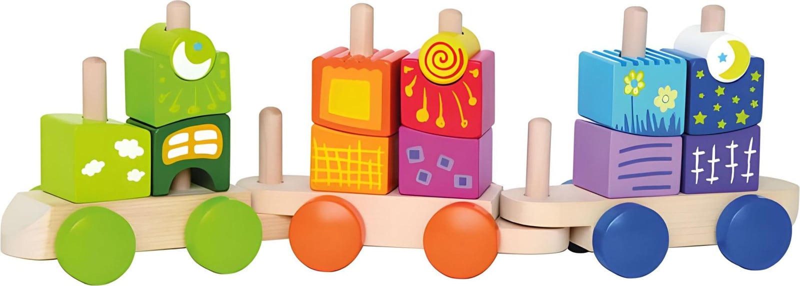Hape Early Explorer fantasieblokken Trein E0417