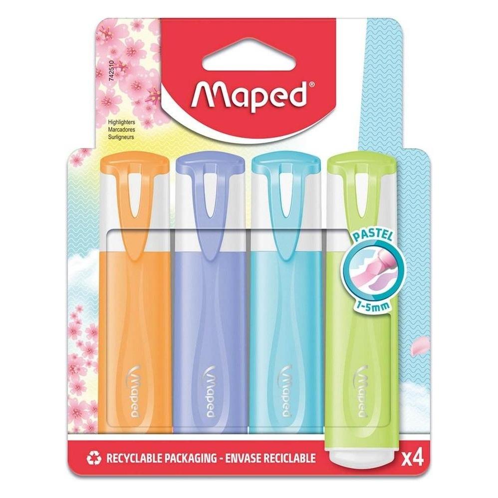 Magni Textmarker 4 Stück FLUO PEPS NEW PASTELL (4x) (742510)