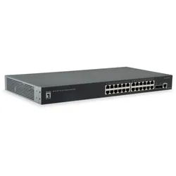 LevelOne Switch Kilby 26 Gigabit Ports + 2 10Gigabit SFP+-Ports L2 managed (GTL-2661)
