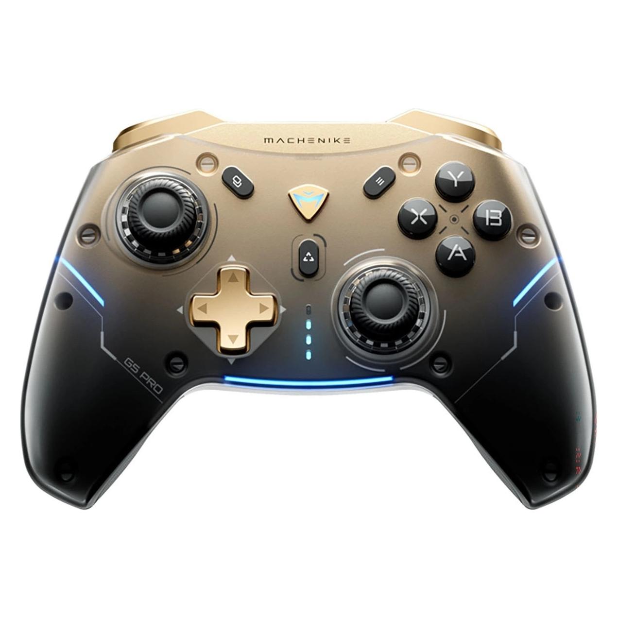 Machenike G5Pro Flagship Wireless Game Controller mit Gyroskop und Tastenbelegung - Schwarz und Gold (77238027)