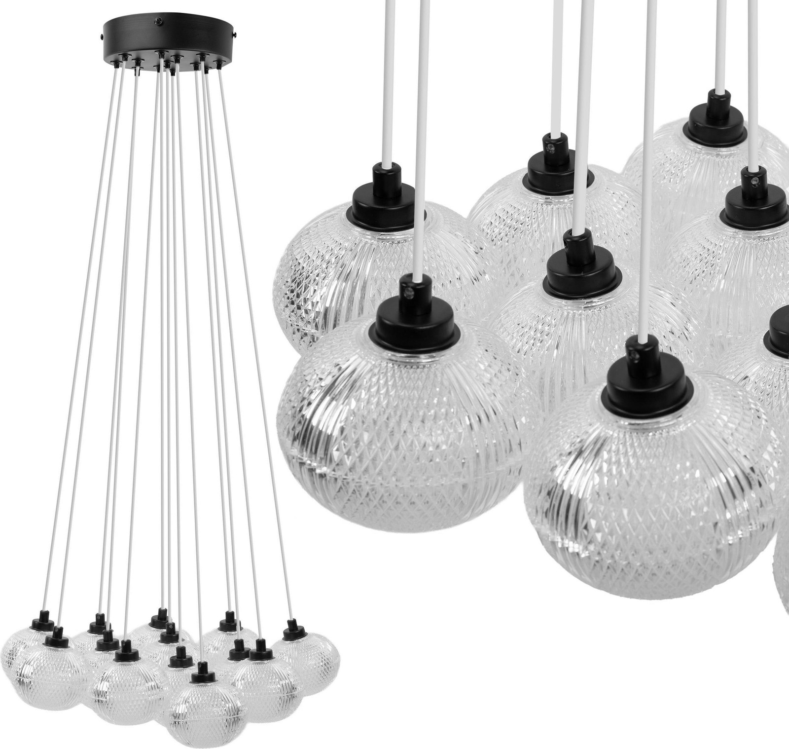 Toolight Hanglamp Ms024-13cp Black