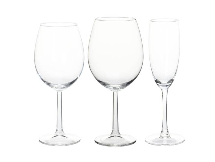 18-teiliges Sekt- und Weingläser-Set, Gläser Set