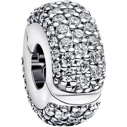 Pandora 794032C01 Clip-Charm Silber Pavé