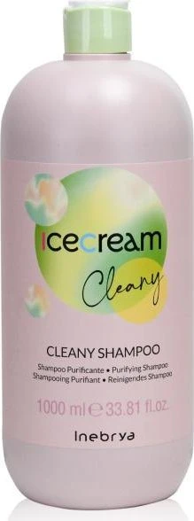Inebrya Eiscreme Cleany Reinigend 1000ml (Flüssiges Shampoo, 1000 ml) (8008277263885)