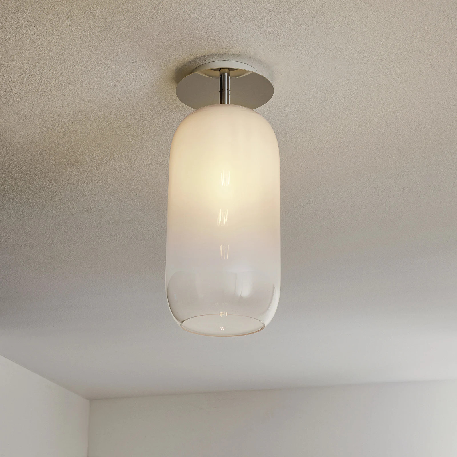 Artemide Gople Plafondlamp White - Designer Glas