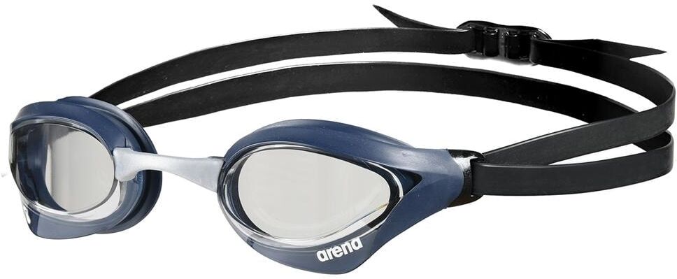 Schwimmbrille ARENA "Cobra Core Swipe", schwarz (grau, schwarz), Sportbrillen, Schwimmbrille, Stylische Brille mit schlankem und hydrodynamischen Design grau, schwarz Einheitsgröße