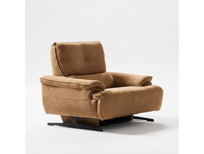 JVmoebel Sessel Beigefarbener Textilsessel mit modernem Design für Wohnräume (Sessel), Made in Europa