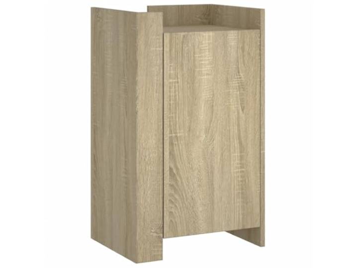 Roanoer Sideboard Sonoma-Eiche 45x35x75 cm Holzwerkstoff Schrank Kompakter Schrank aus stabilem Holzwerkstoff für Wohnzimmer und Schlafzimmer, flexibel montierbar und pflegeleicht.