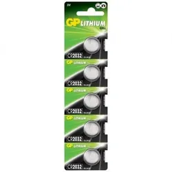 GP Lithium CR 2032 3V - 5er Blister-Strip