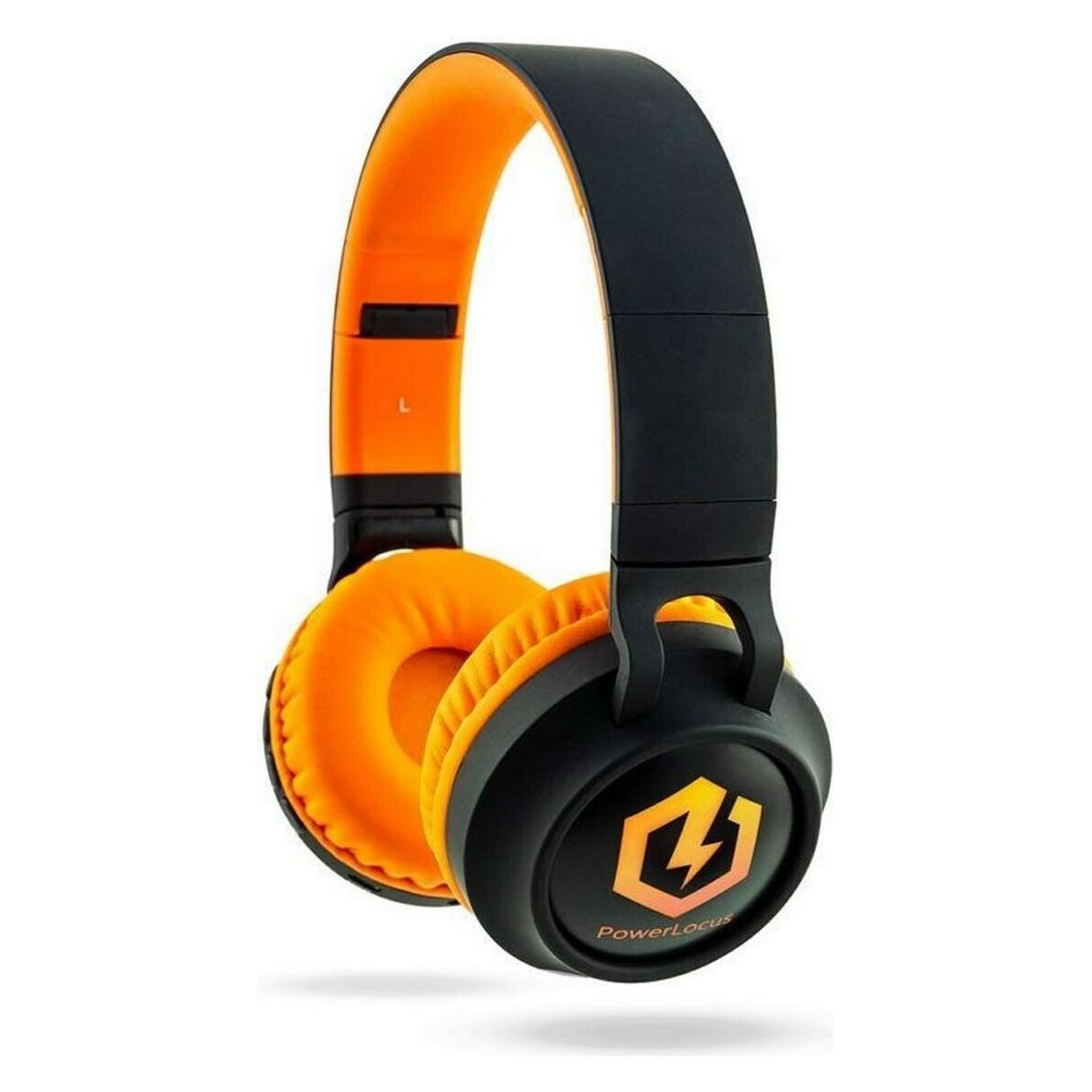 PowerLocus Buddy Bluetooth-Kinderkopfhörer black/orange (PWL-BUDDY-NONEARSORANGE)