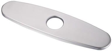 WOWOW Stainless Steel Kitchen Sink Faucet Hole Cover Deck Plate