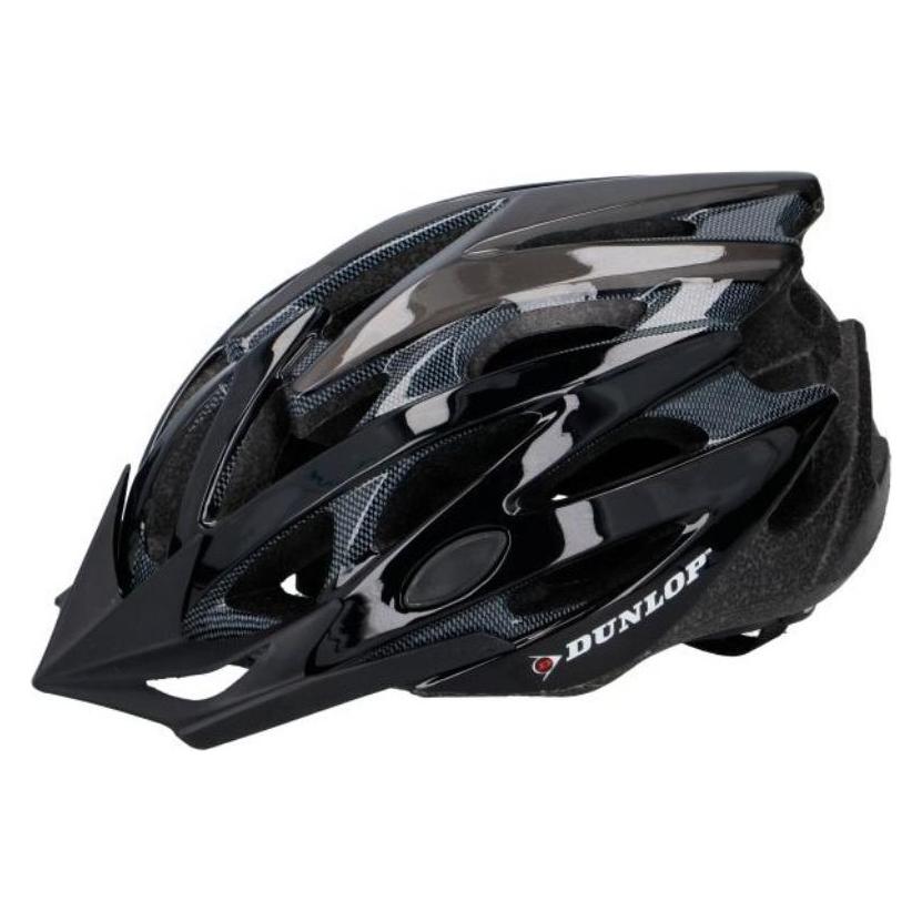 Dunlop MTB Fahrradhelm (Schwarz) (53 - 55 cm) (5907731989534)