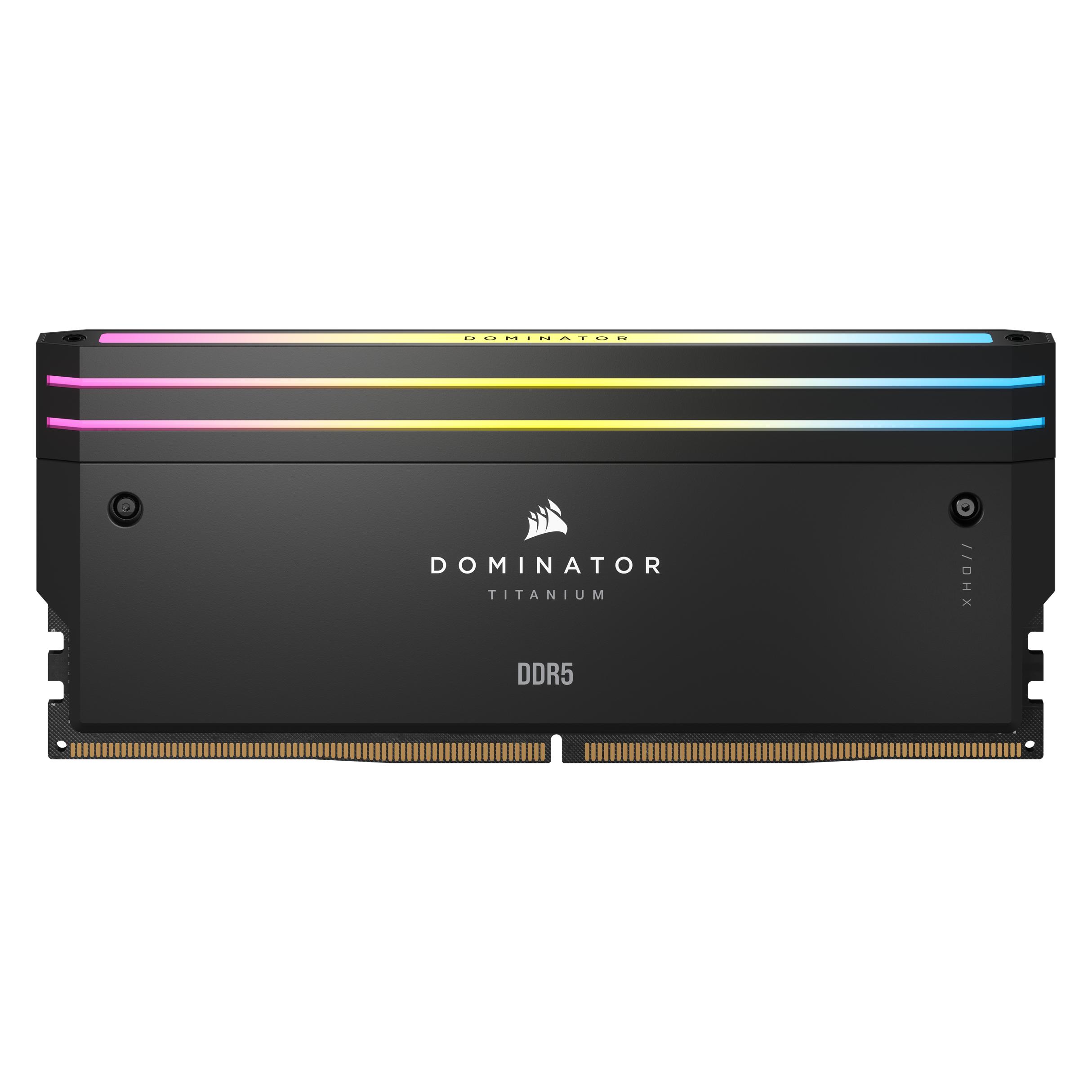 Corsair Dominator Titanium (2 x 24GB, 7200 MHz, DDR5-RAM, DIMM) (CMP48GX5M2X7200C36)