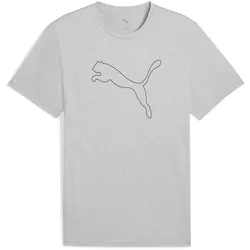 PUMA Tad Essential Heather Large Cat Trainingsshirt Herren 04 - light gray heather XL